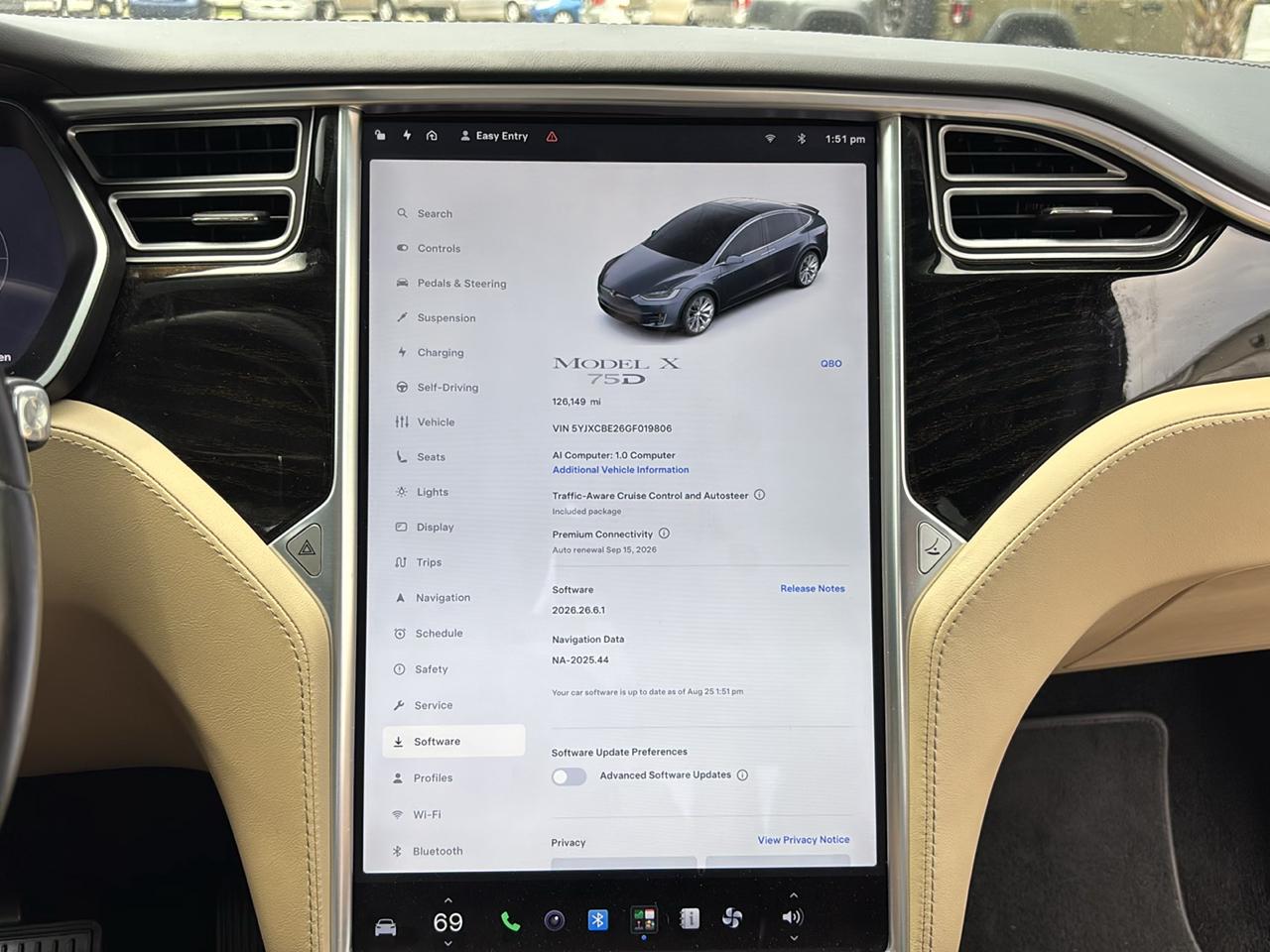 Tesla Model X 75D 2016