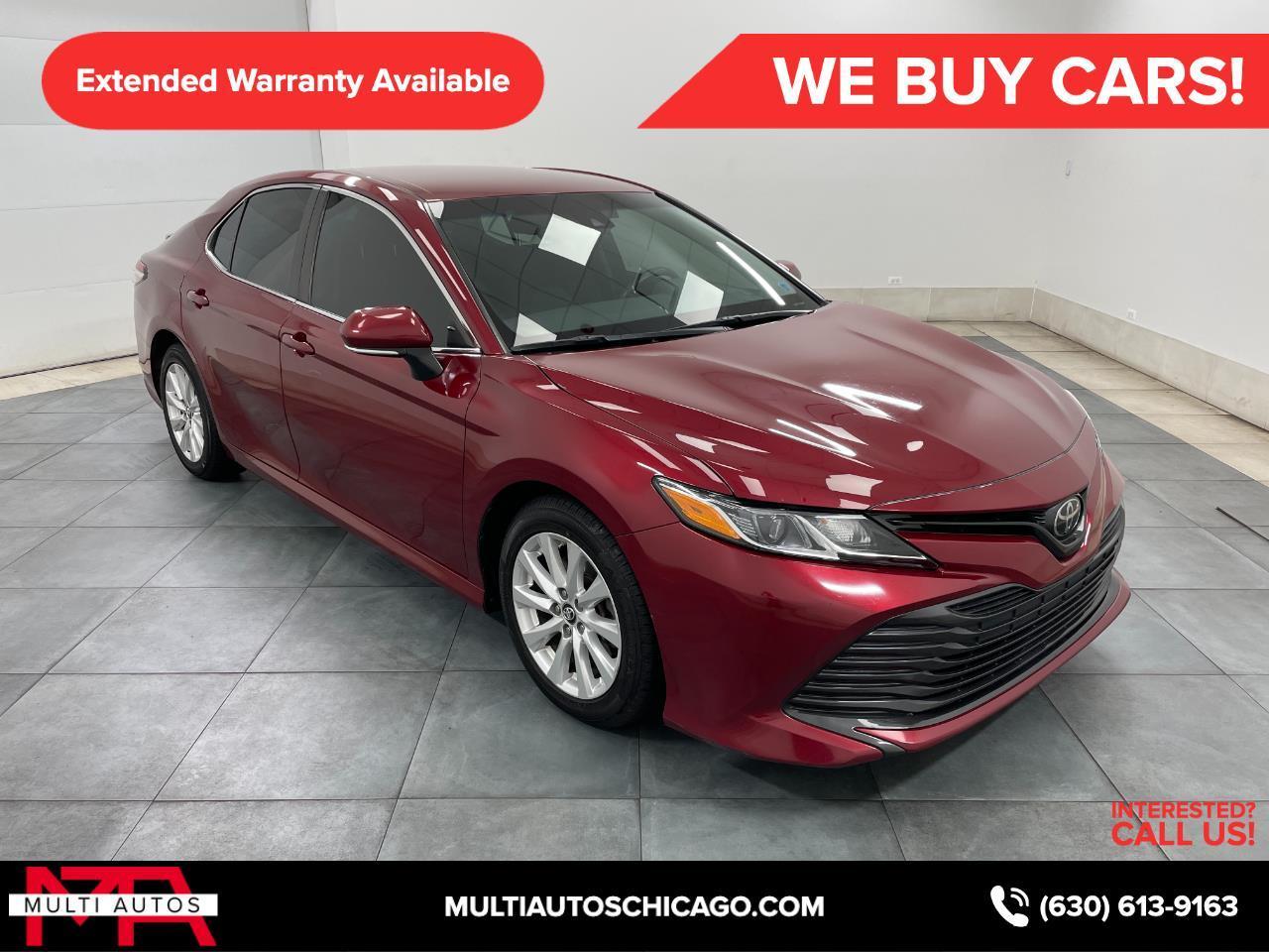 Used 2018 Toyota Camry LE for Sale in Lombard IL 60148 Multi Autos