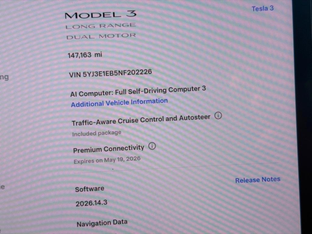Tesla Model 3 Long Range AWD *Ltd Avail* 2022