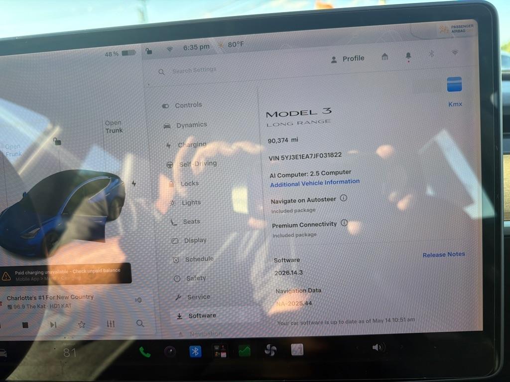 Tesla Model 3 Mid Range Battery RWD 2018