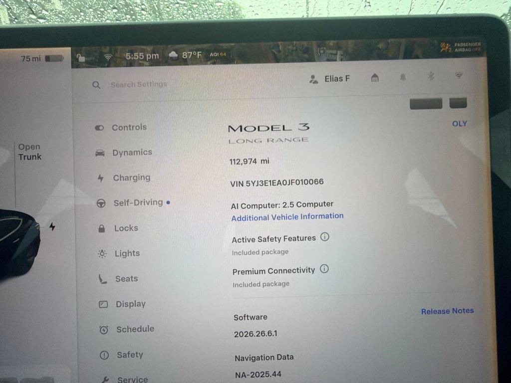 Tesla Model 3 Mid Range Battery RWD 2018