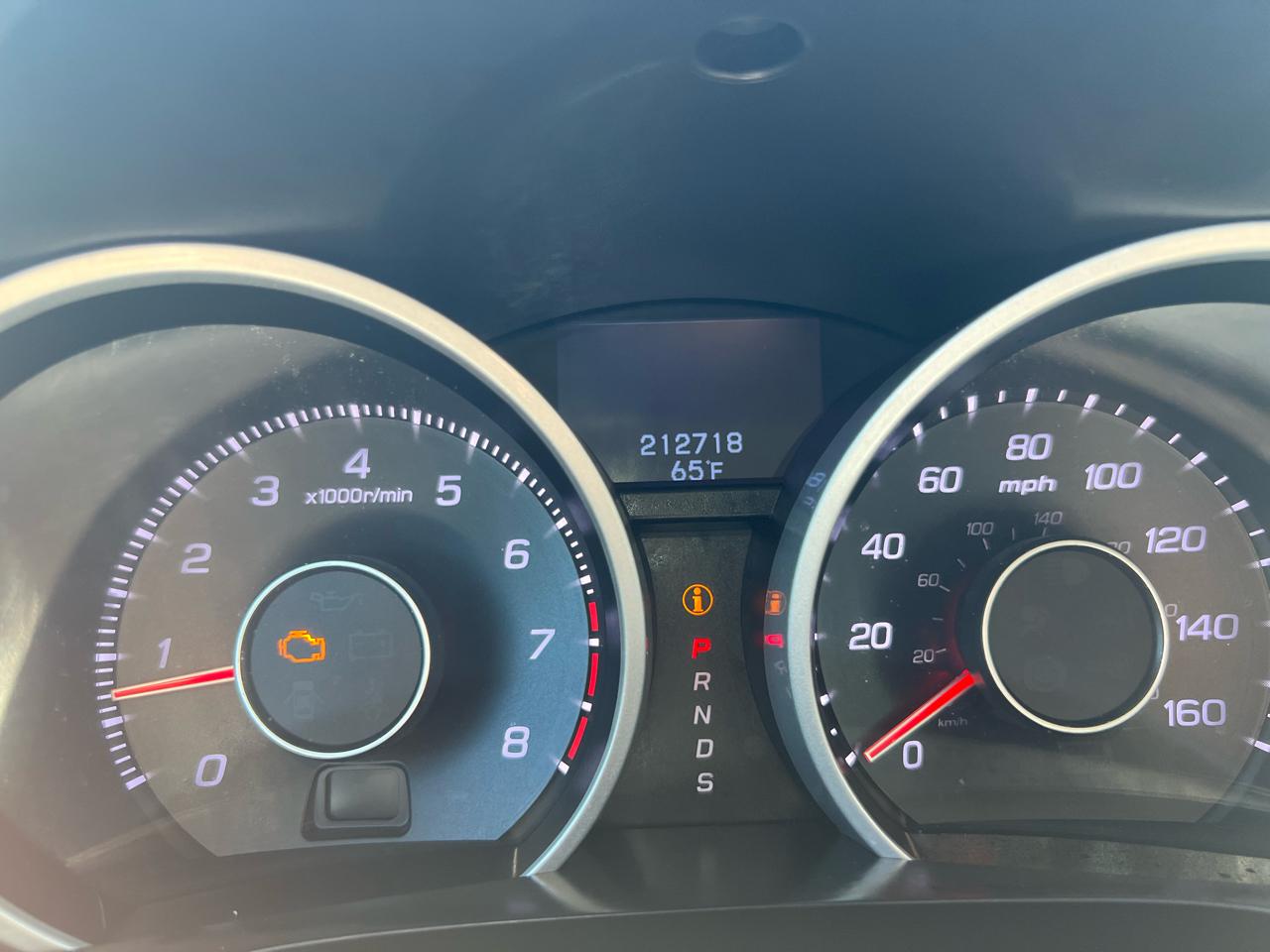 Acura TL 6-Speed AT with Tech Package 2012