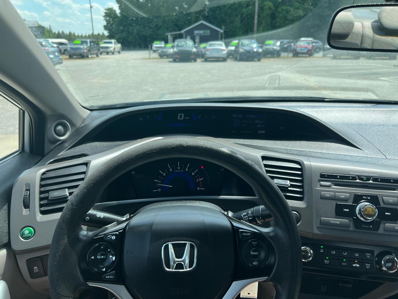 Honda Civic EX Coupe 5-Speed AT 2012