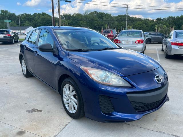 Blue 2012 Mazda MAZDA3 Hatchback Front-Wheel Drive Automatic