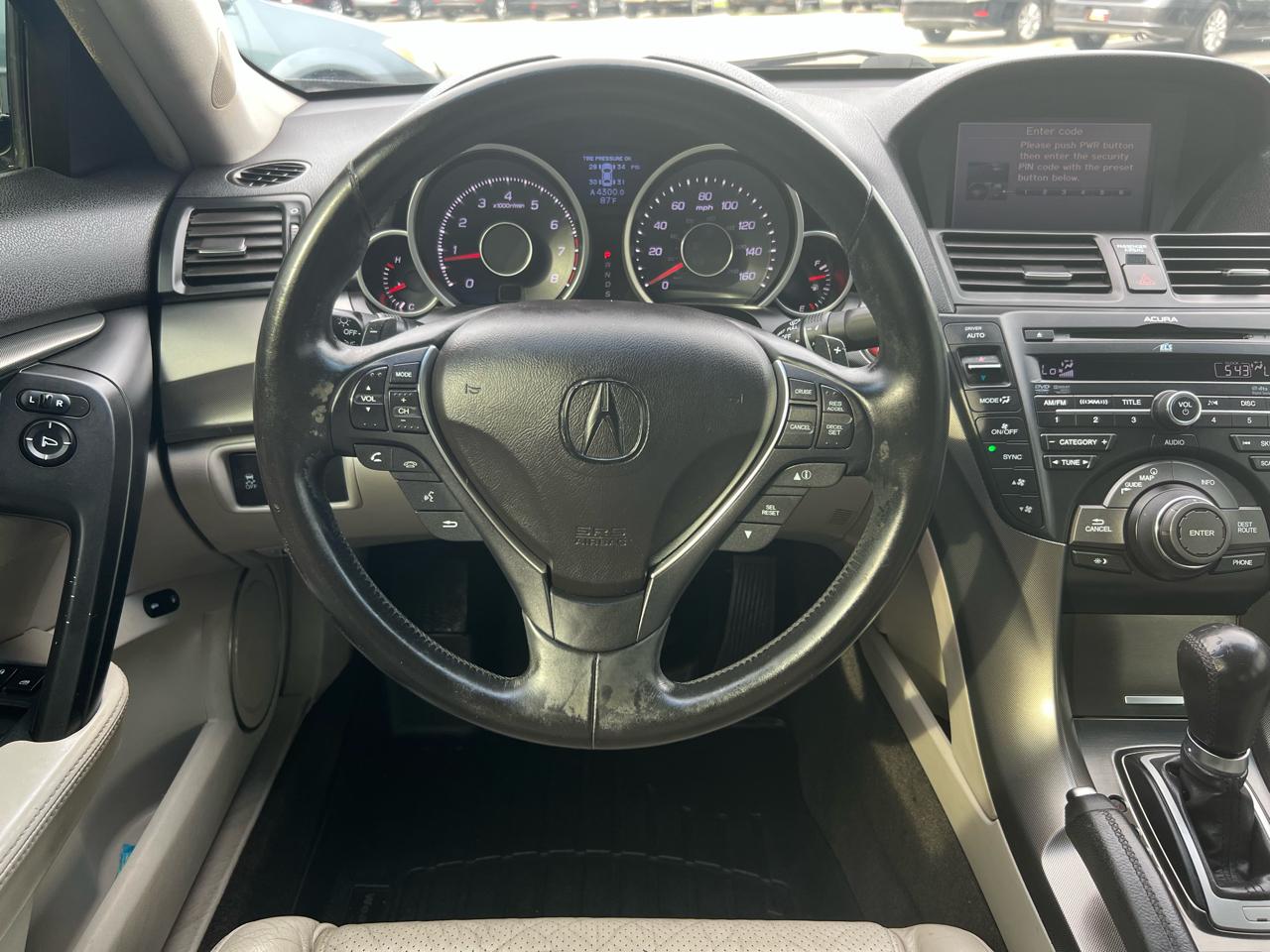 Acura TL 6-Speed AT with Tech Package and 18-In. WP 2012
