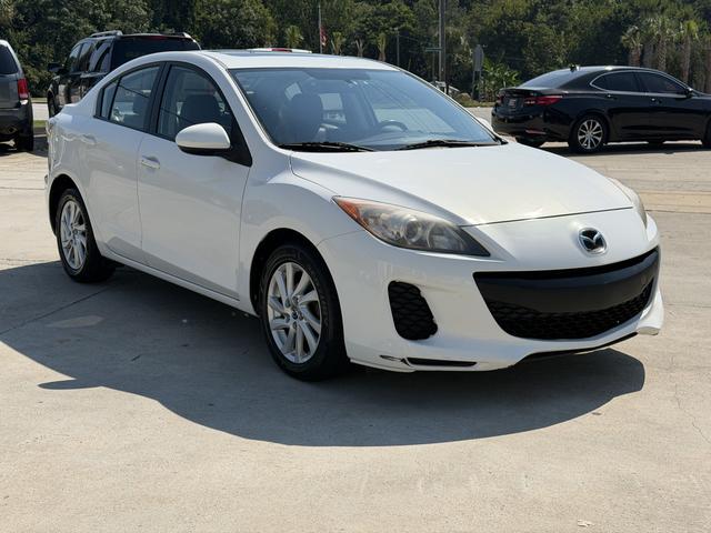 White 2013 Mazda MAZDA3 Sedan Front-Wheel Drive Automatic