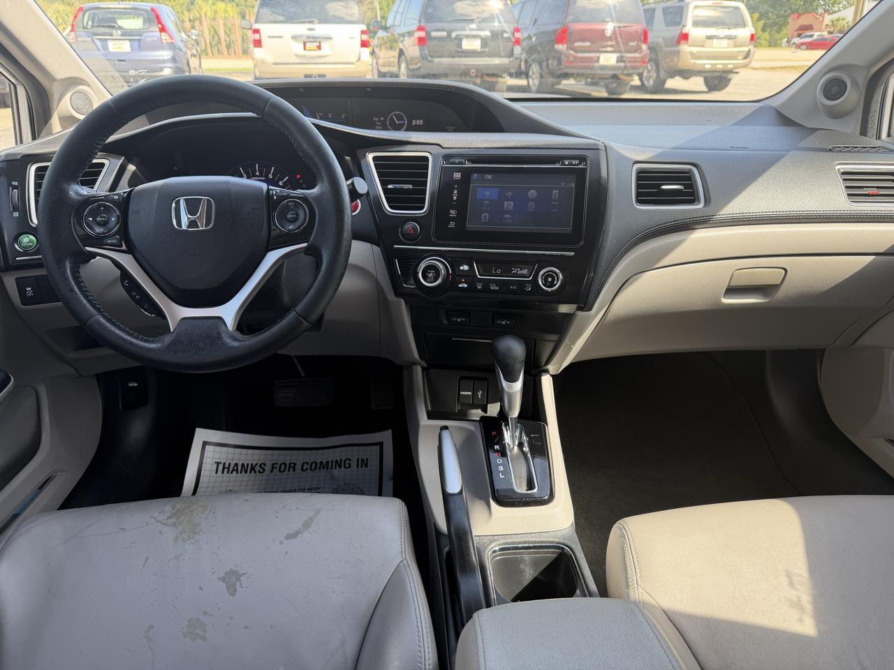Honda Civic EX-L Sedan CVT 2015