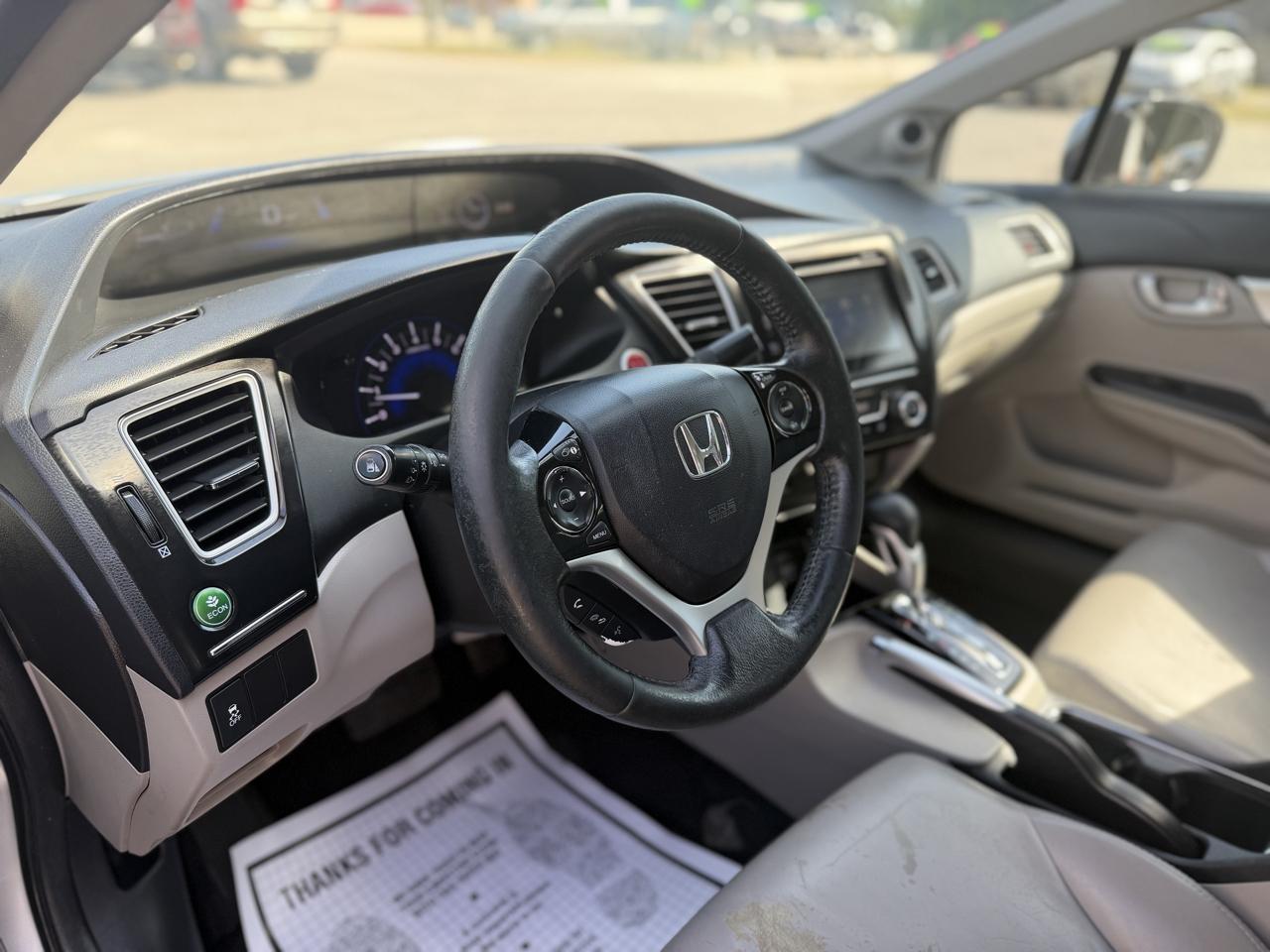 Honda Civic EX-L Sedan CVT 2015