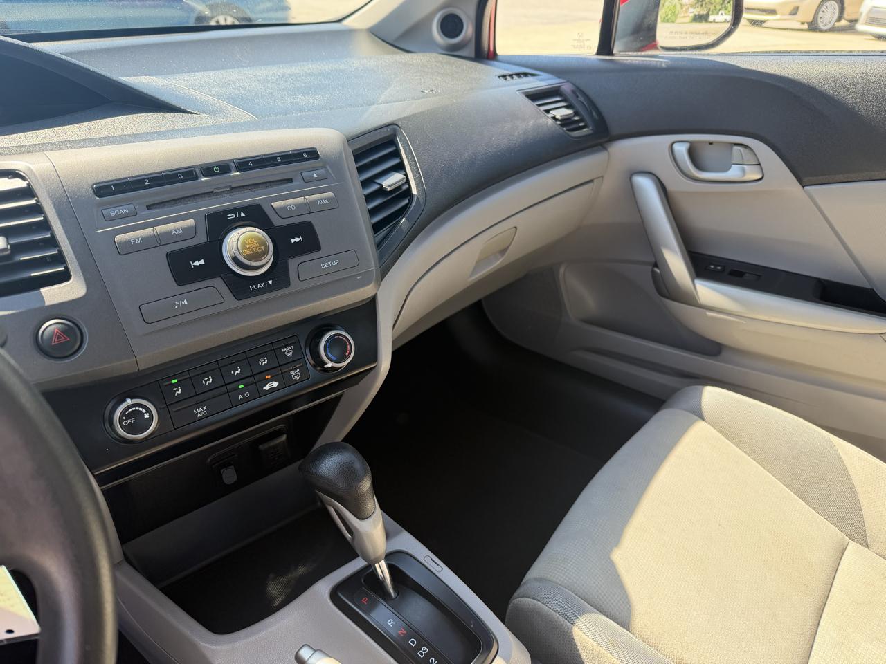 Honda Civic LX Coupe 5-Speed AT 2012