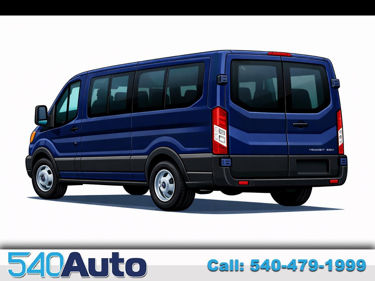 Ford Transit Passenger Wagon T-350 148" Low Roof XLT Swing-Out RH Dr 2019