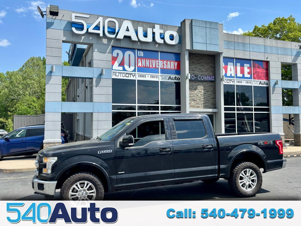 2017 Ford F-150 Lariat Crew Cab Short Bed