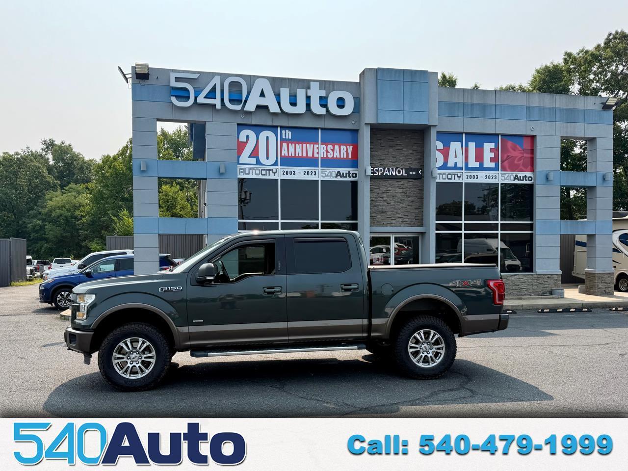 2015 Ford F-150 4WD SuperCrew 145" Lariat