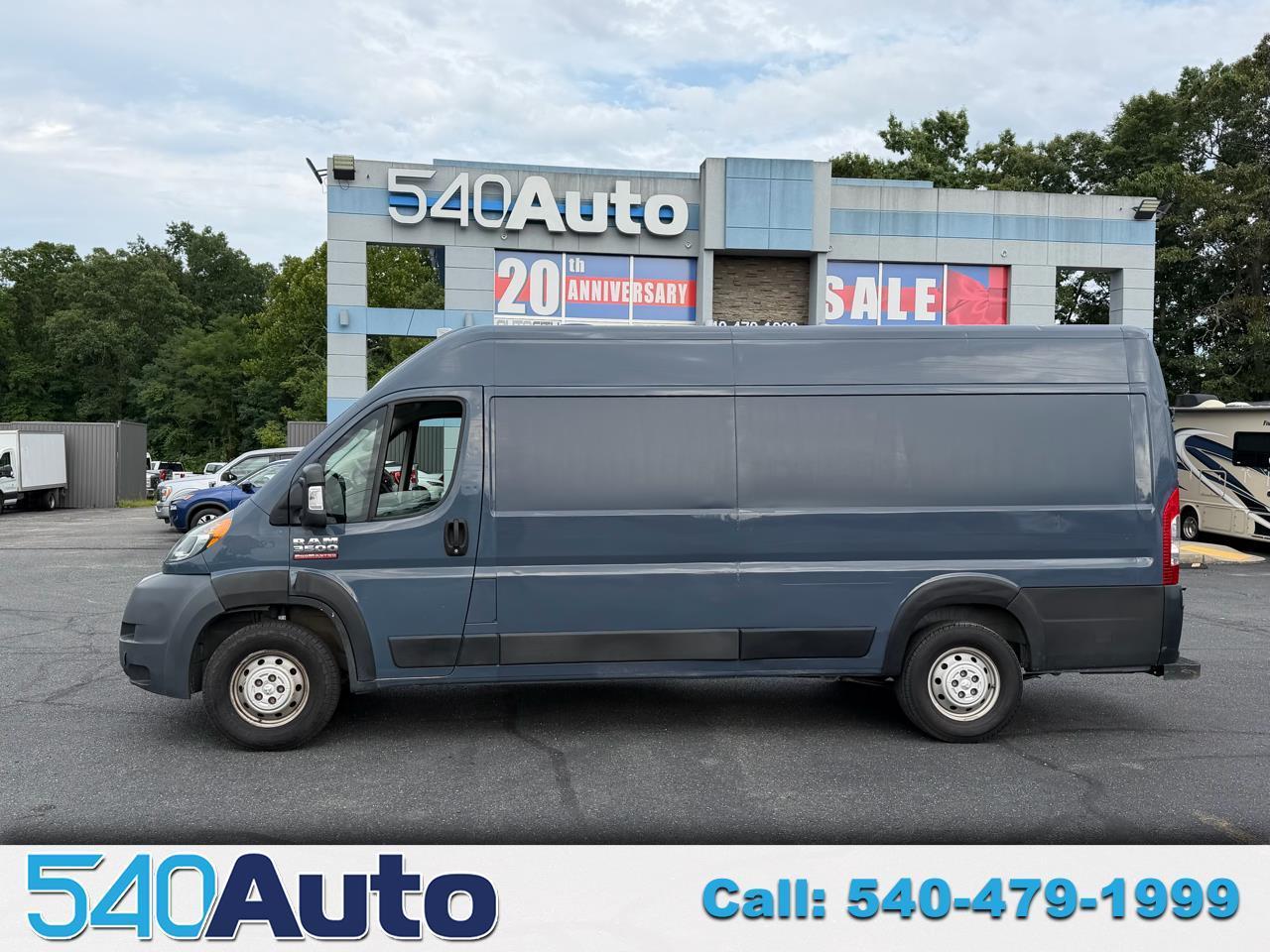 RAM ProMaster Cargo Van 3500 High Roof 159" WB EXT 2019