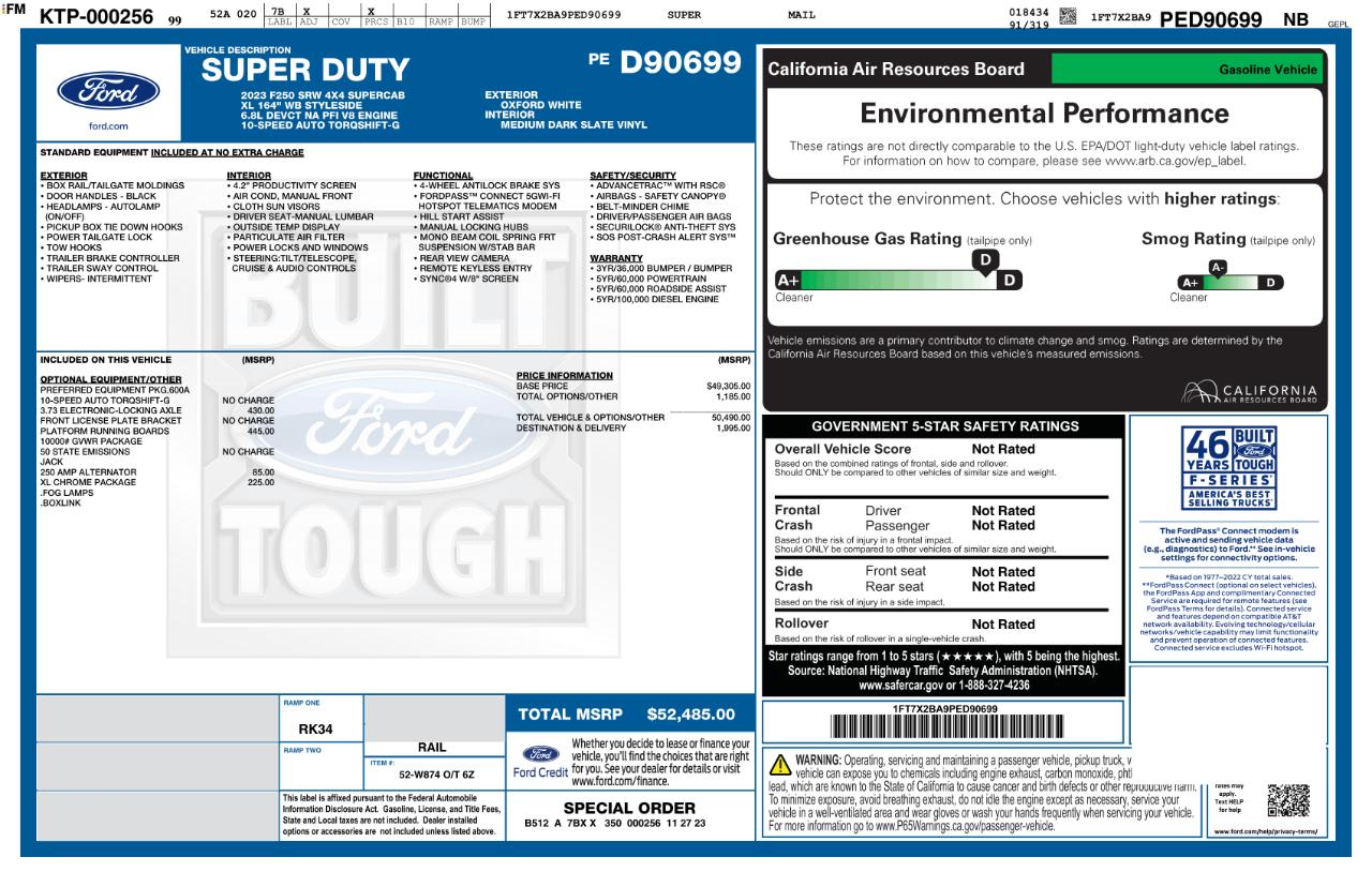 Ford Super Duty F-250 SRW  2023
