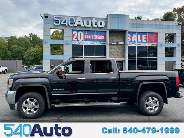 Black 2017 GMC Sierra 2500HD Pickup Truck Four-Wheel Drive Automatic