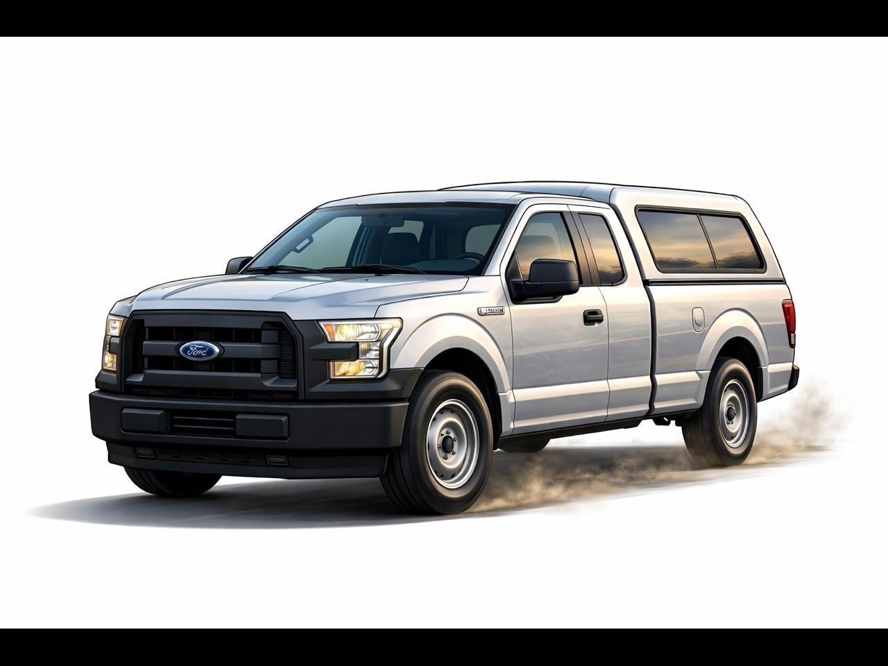 2015 Ford F-150 XL Extend Cab Short Bed w Camper Shell