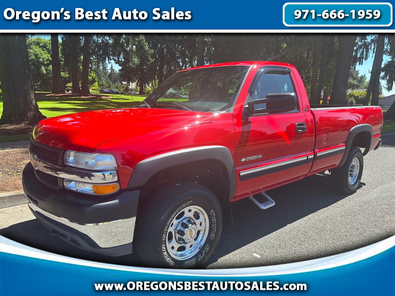Used 2001 Chevrolet Silverado 2500HD 4WD Reg Cab 142" LT for Sale in