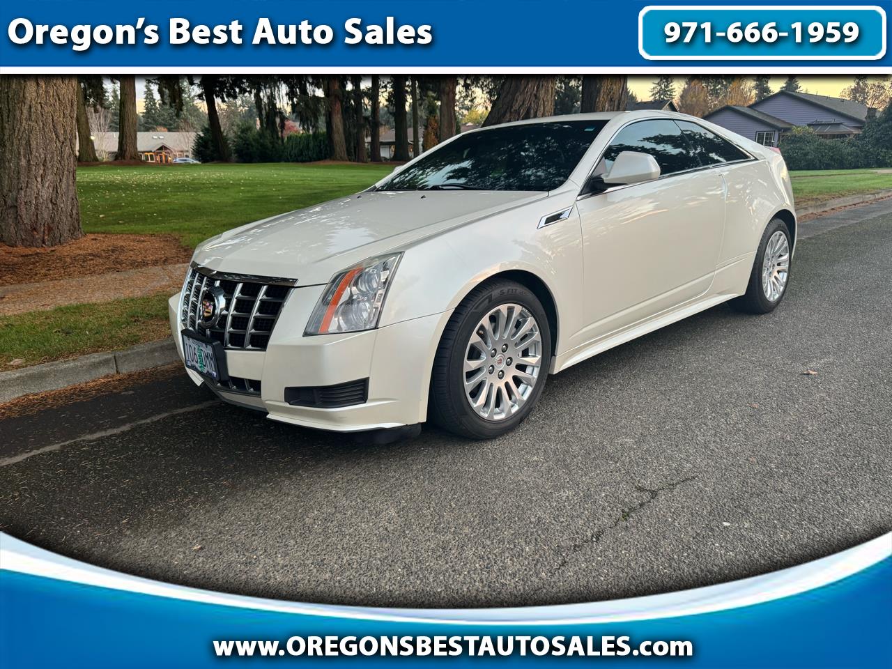 2012 Cadillac CTS Base Coupe