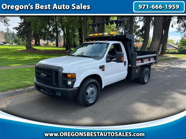 White 2010 Ford F-350 Super Duty Chassis XL DRW RWD Pickup Truck 4X2 Automatic