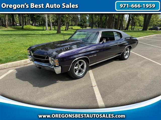 Purple 1971 Chevrolet Chevelle Coupe Automatic