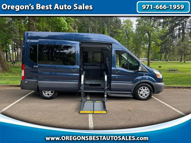 Blue 2015 Ford Transit Passenger Van Automatic