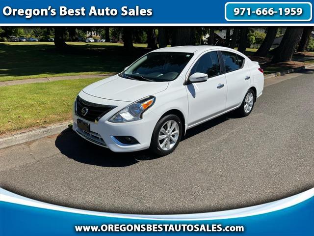 White 2015 Nissan Versa 1.6 SL Sedan Front-Wheel Drive Automatic