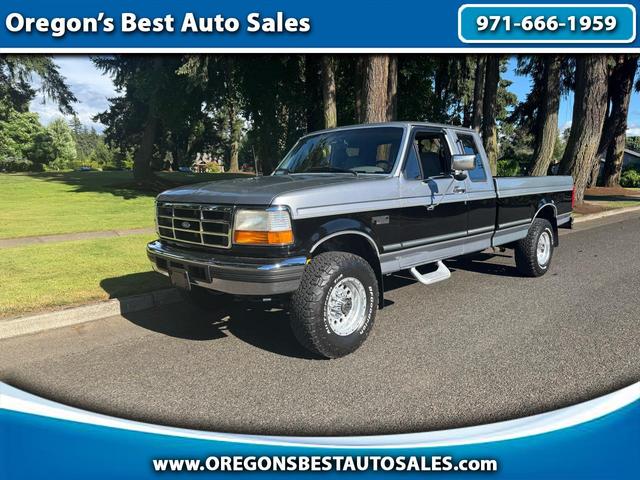 Black 1996 Ford F-250 Pickup Truck Automatic