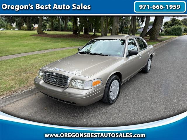 Red (Copper) 2008 Ford Crown Victoria Sedan Rear-Wheel Drive Automatic