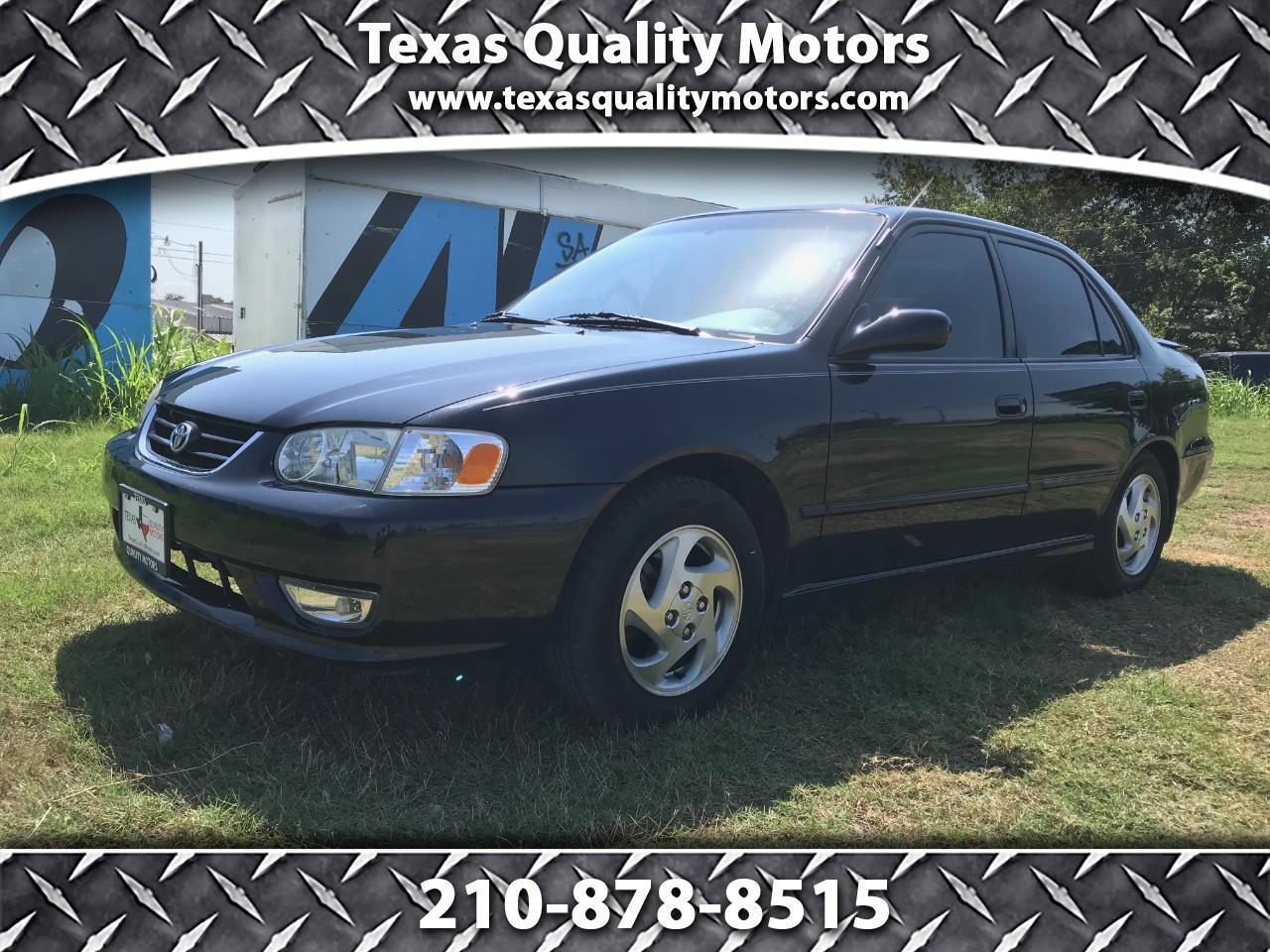 Used 01 Toyota Corolla S Sedan Automatic Sunroof Alloy Wheels For Sale In New Braunfels Tx Texas Quality Motors