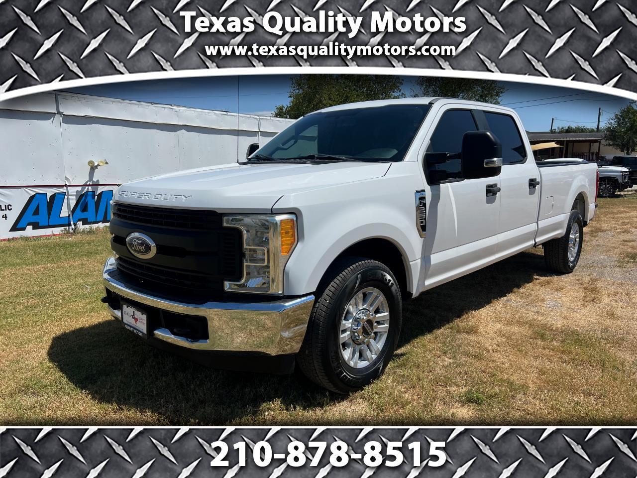 2017 Ford Super Duty F-250 SRW Crew Cab 8' Long Bed 6.2LGas New Tires Cloth Seats