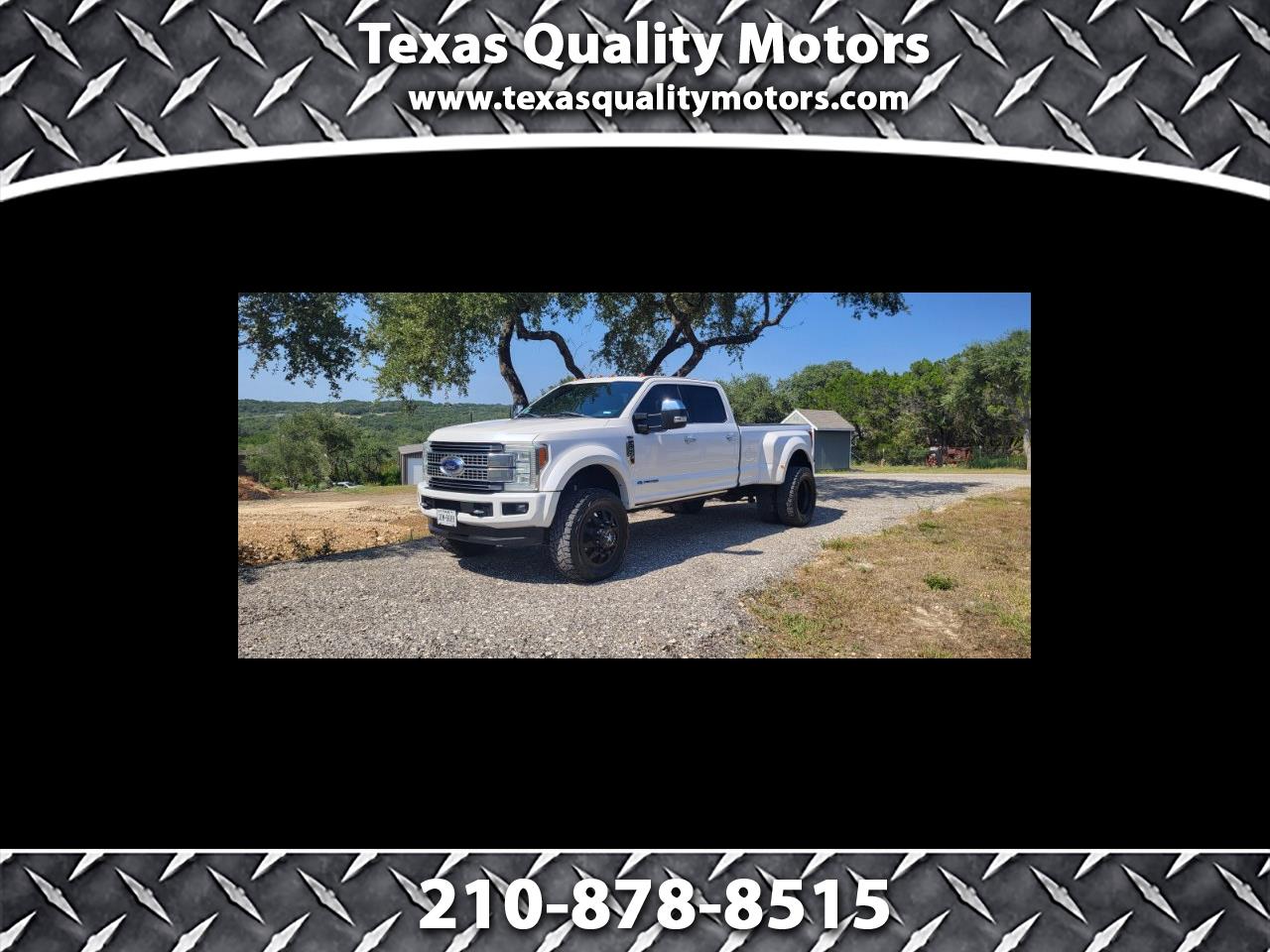 2017 Ford Super Duty F-450 DRW Platinum 4WD Crew  Dually 22" AF's on 37" Toyo RT'