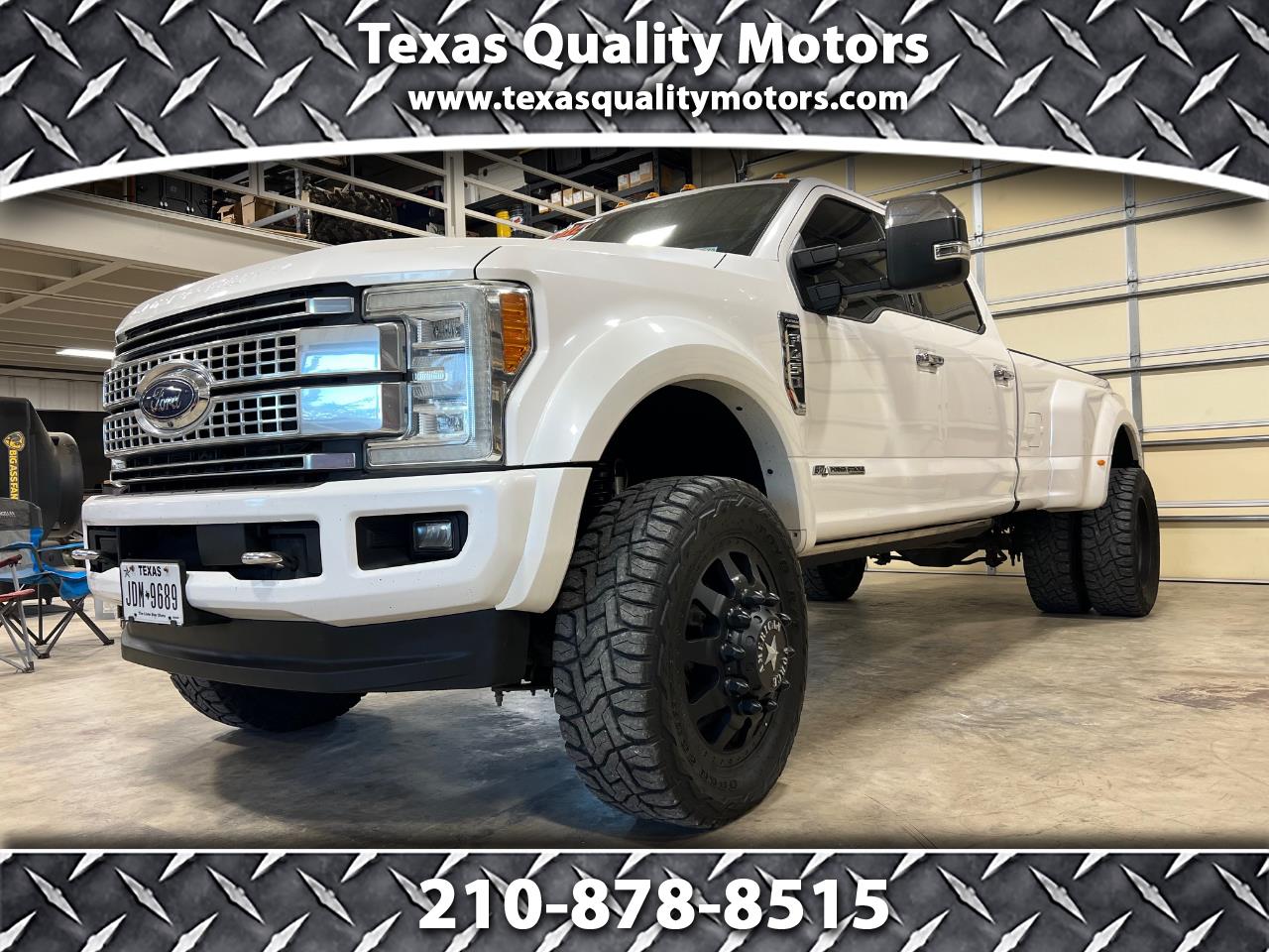 2017 Ford Super Duty F-450 DRW Platinum 4WD Crew  Dually 22" AF's on 37" Toyo RT'