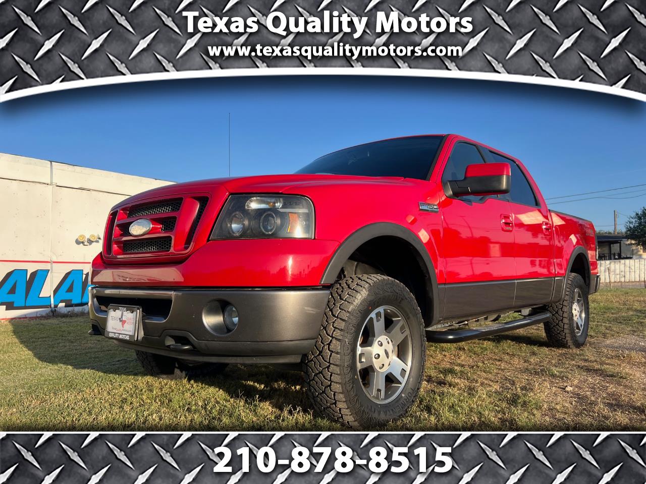 2008 Ford F-150 4WD SuperCrew FX4 Leather Leveled on New A/T's!!