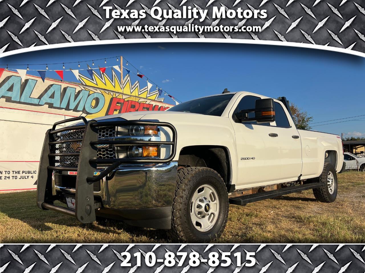 2019 Chevrolet Silverado 2500HD 4WD Double Cab Long Bed 6.0L Cloth Seats Brush GRD