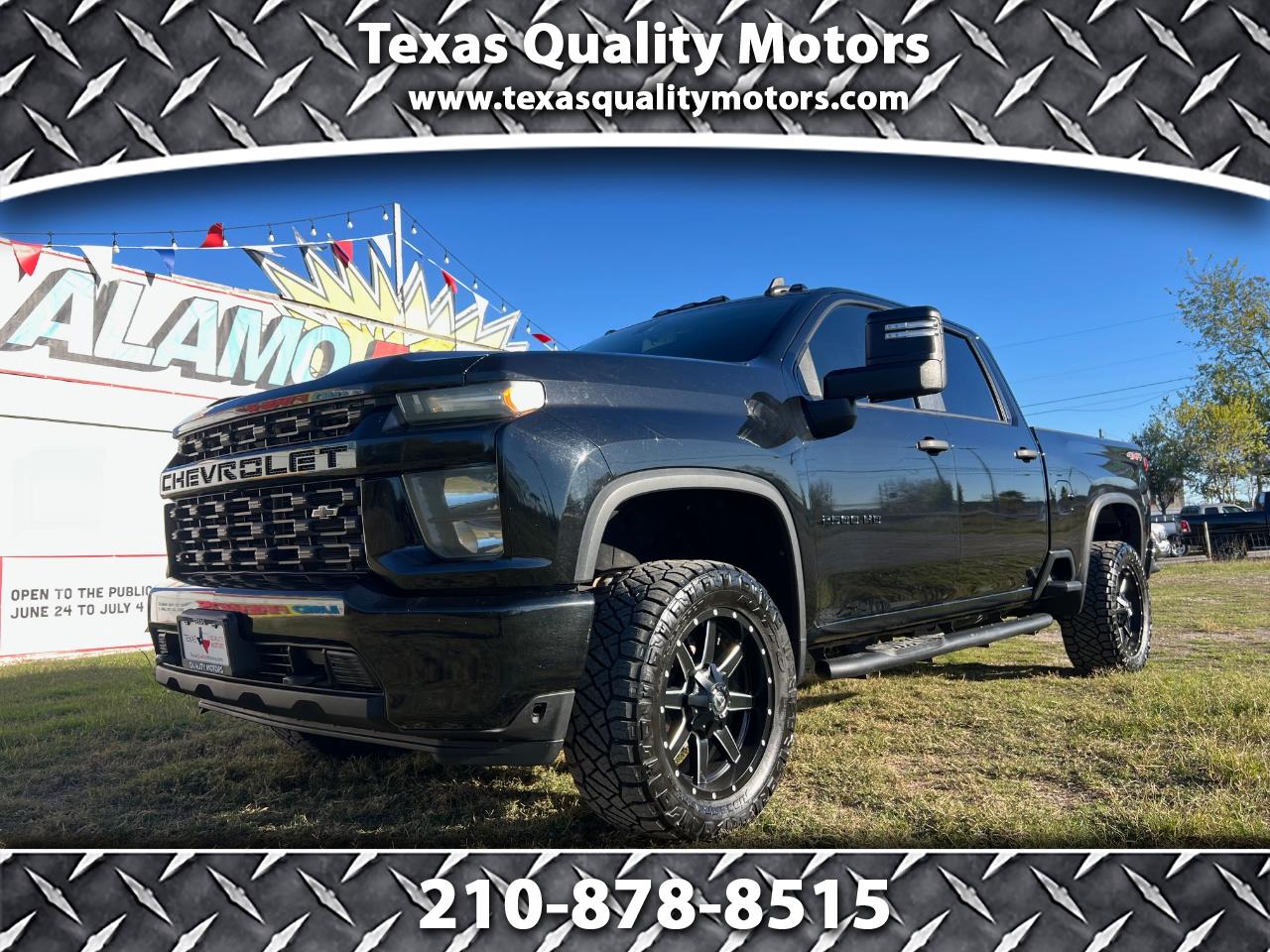 2021 Chevrolet Silverado 2500HD 4WD Crew Cab Short Bed 6.6L Gas 20" Fuels& Nittos