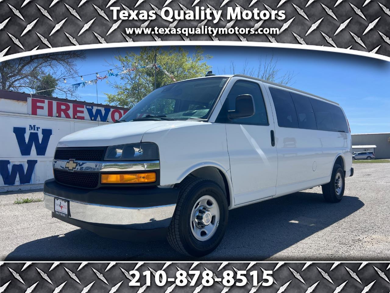 2020 Chevrolet Express Passenger G3500 LWB 15-12 Passenger w/Tow Hitch