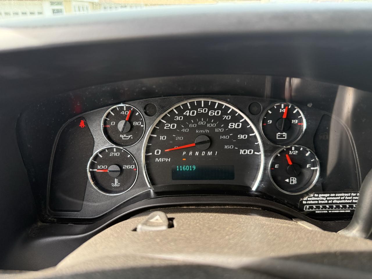 GMC Savana Cargo Van RWD 2500 135" 2016
