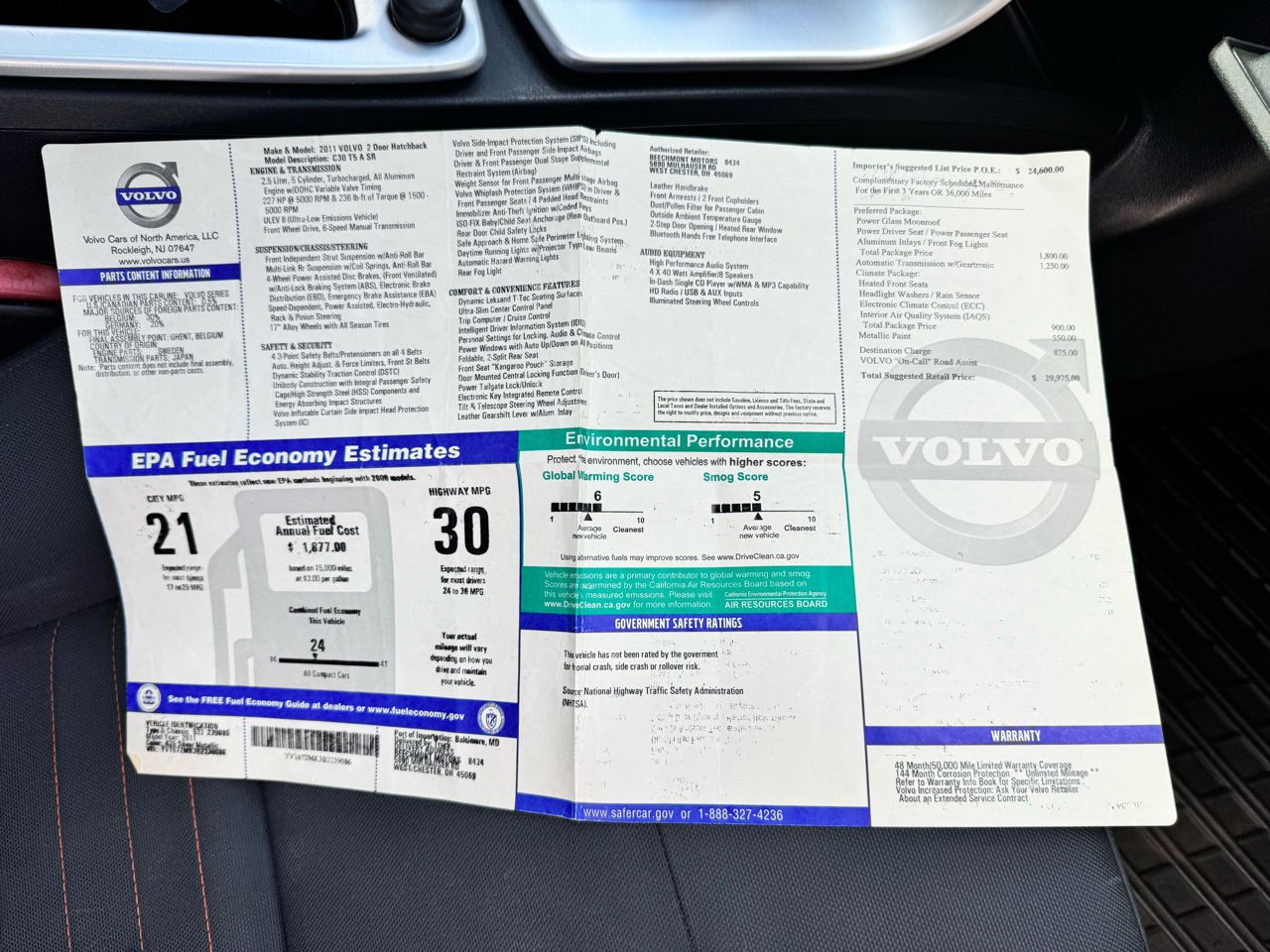 Volvo C30 2dr Cpe 2011 Volvo C30 2dr Cpe 2011