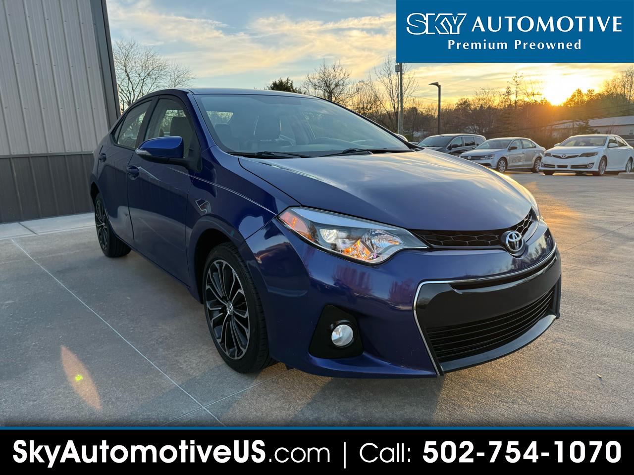 2014 Toyota Corolla 4dr Sdn Man S (Natl)