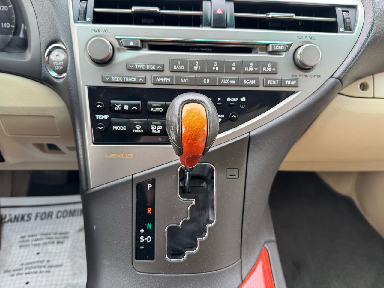 Lexus RX 350 AWD 4dr 2010