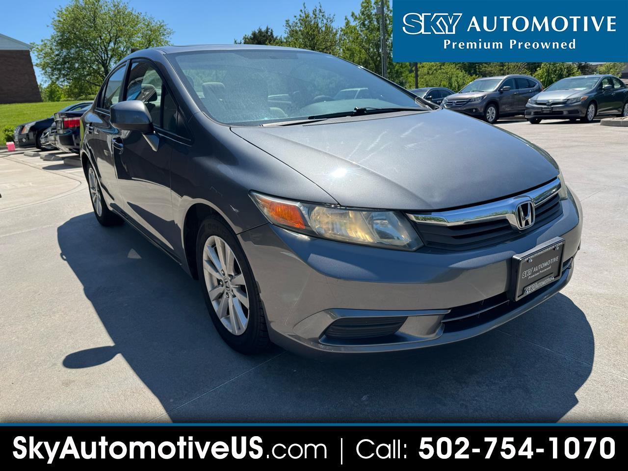 2012 Honda Civic Sdn 4dr Auto EX