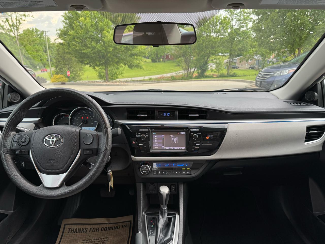 Toyota Corolla 4dr Sdn Auto L (Natl) 2015
