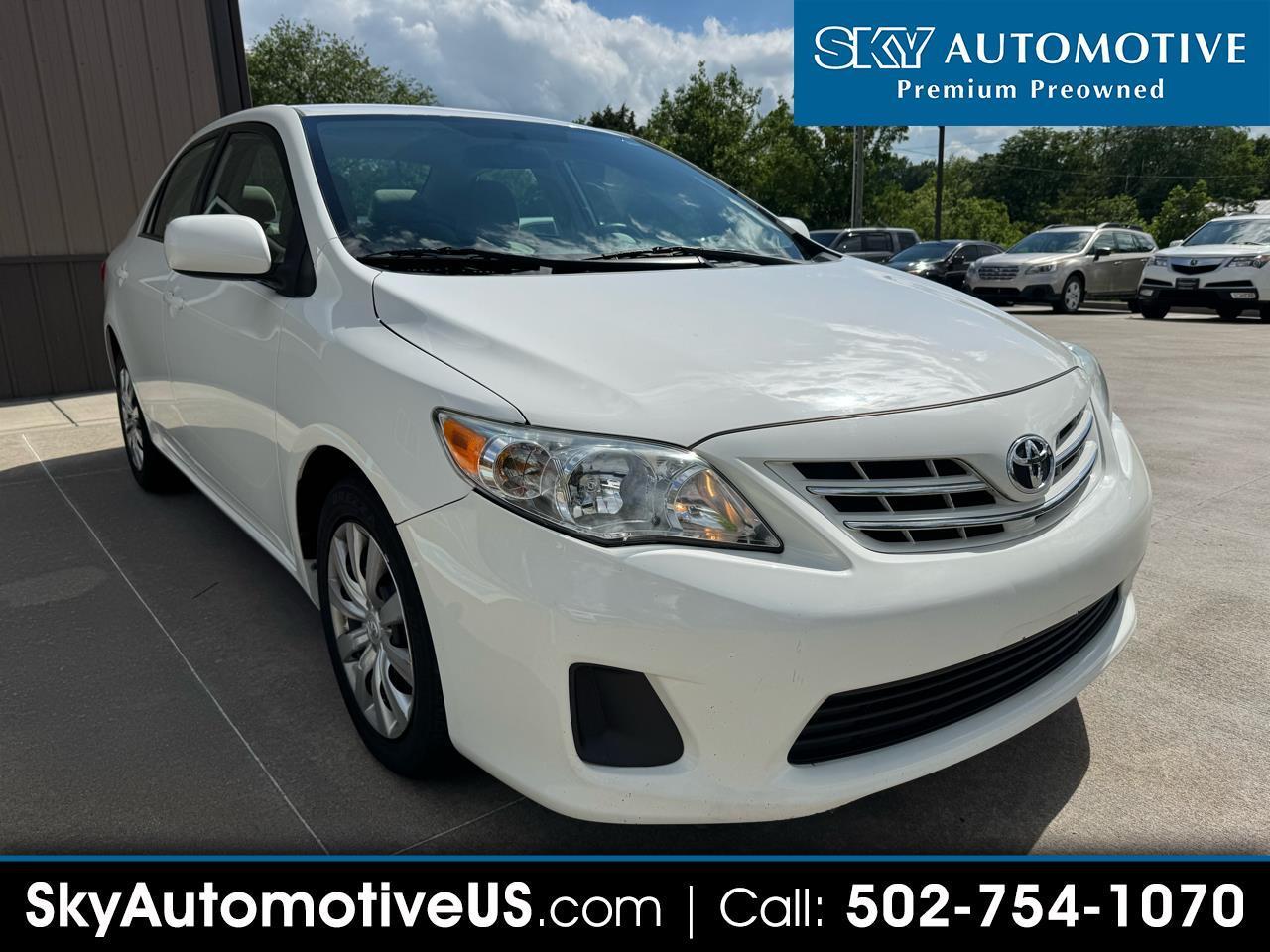 2013 Toyota Corolla 4dr Sdn Man L w/NAVI