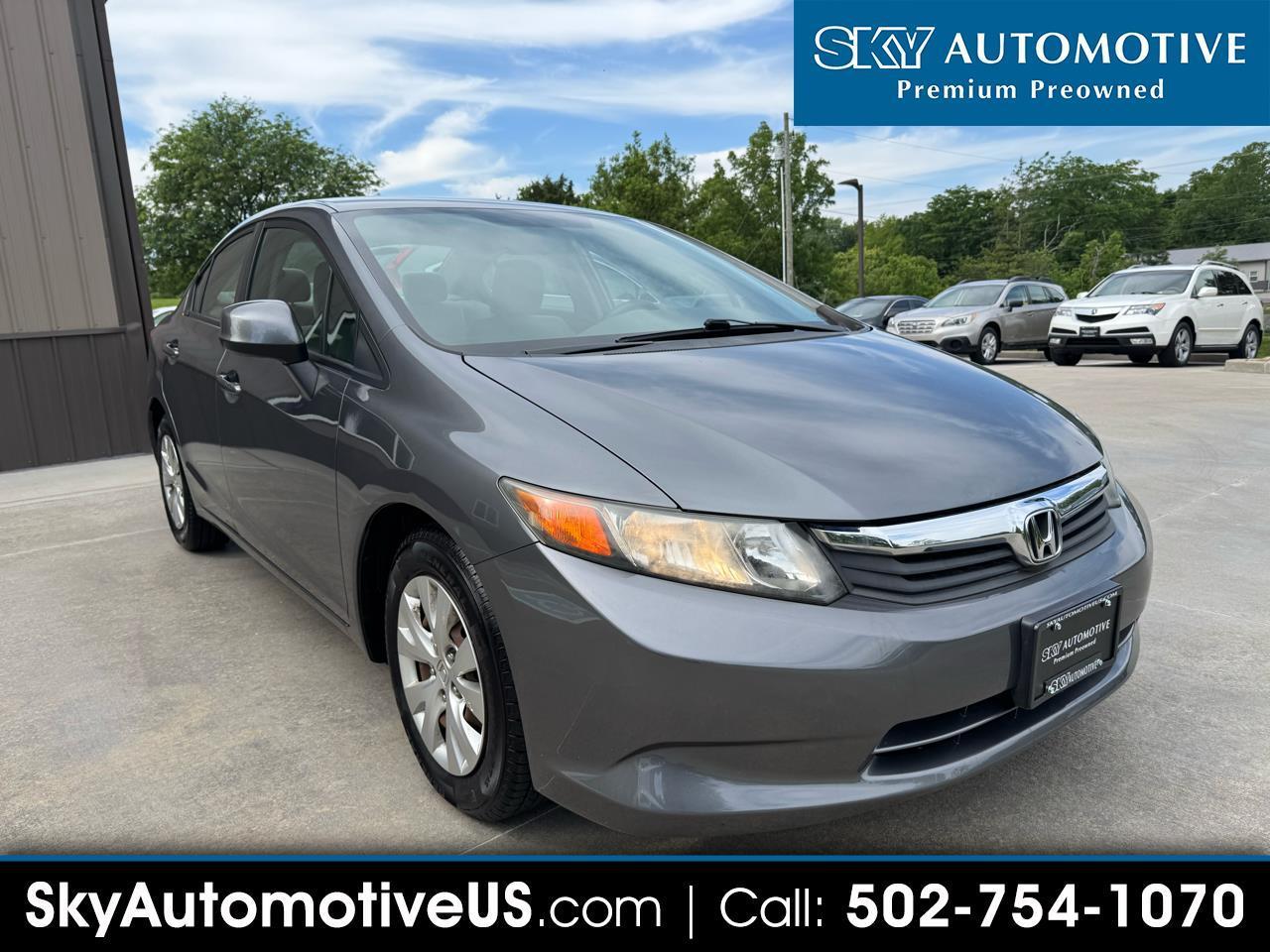 2012 Honda Civic Sdn 4dr Auto LX