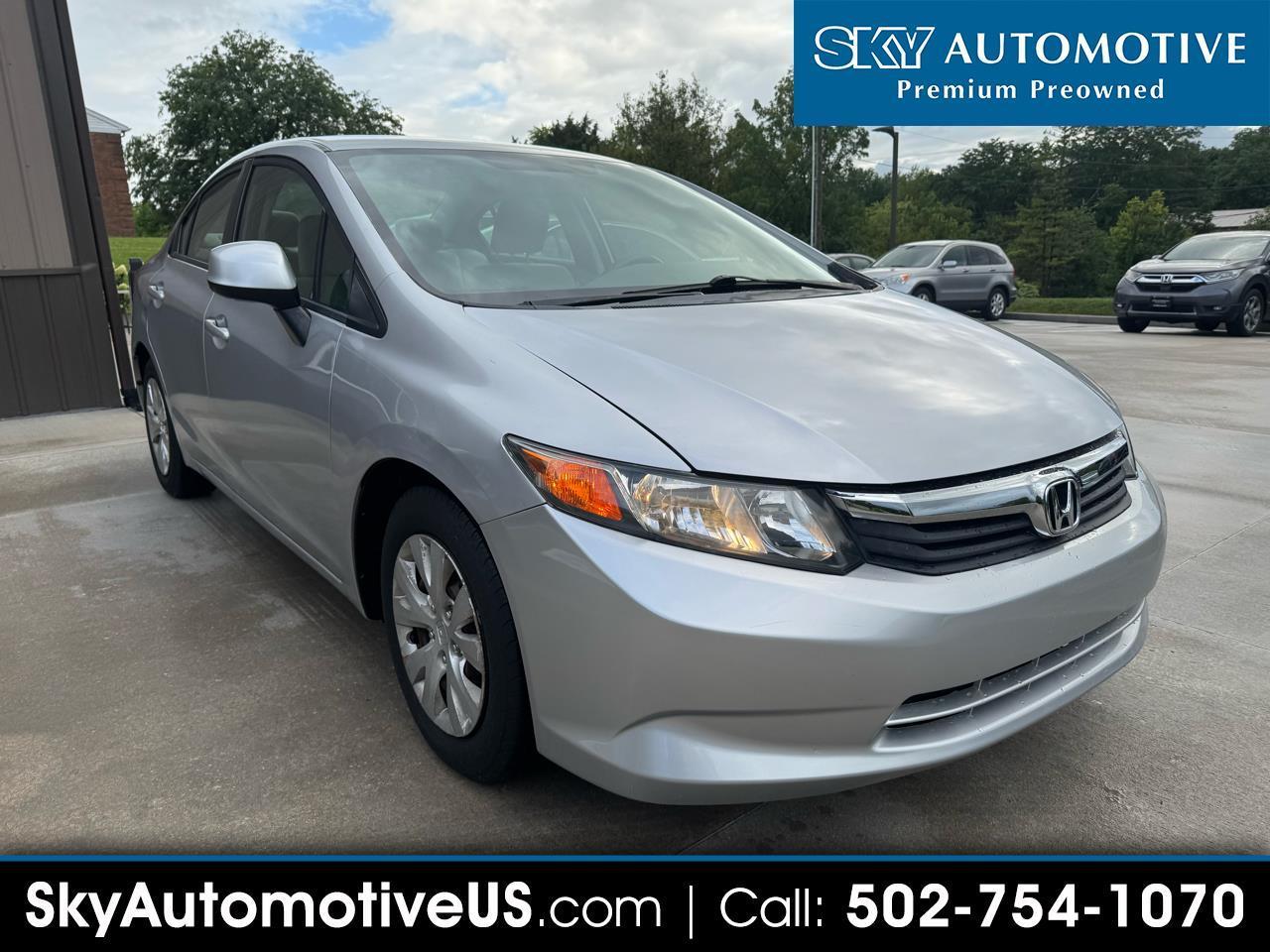 Honda Civic Sdn 4dr Auto LX 2012