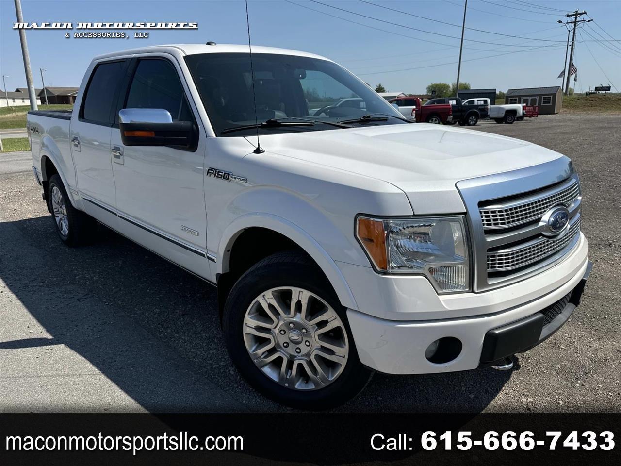 Ford F-150 4WD SuperCrew 145" Platinum 2012