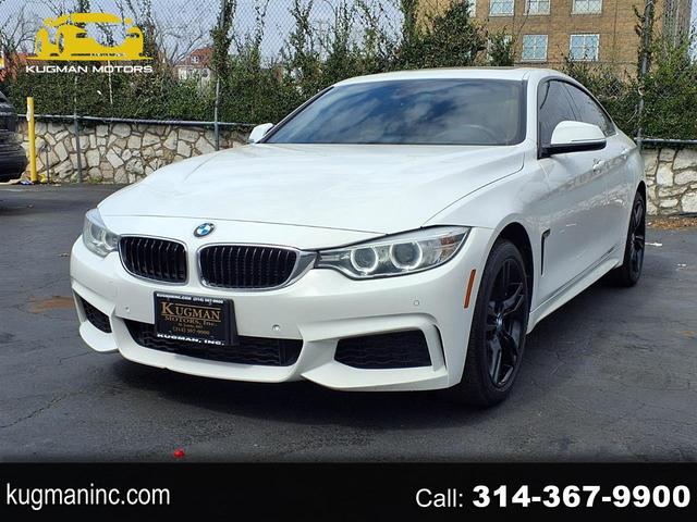 Off White 2015 BMW 4 Series Sedan All-Wheel Drive 8-Speed Automatic