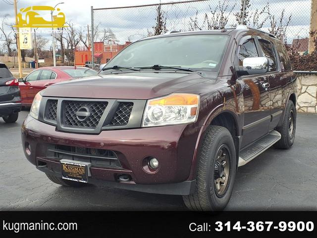 Dk. Red 2013 Nissan Armada SUV / Crossover Four-Wheel Drive 5-Speed Automatic