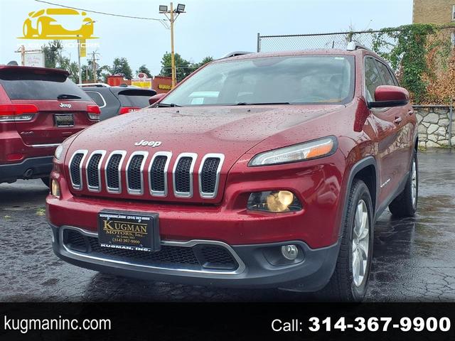 Red 2016 Jeep Cherokee SUV / Crossover Four-Wheel Drive 9-Speed Automatic