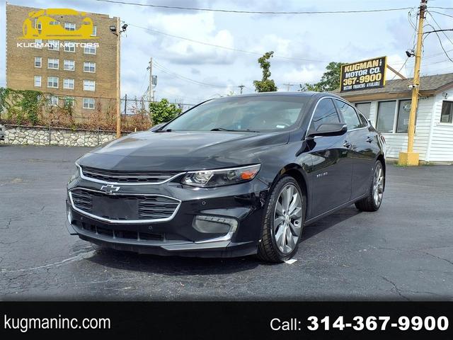 Black 2016 Chevrolet Malibu Sedan Front-Wheel Drive 8-Speed Automatic